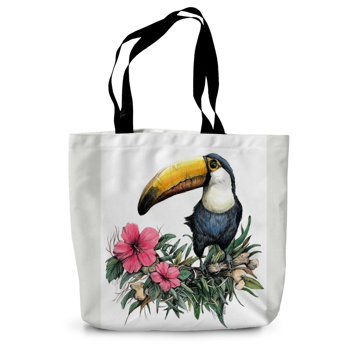 Toucan Canvas Tote Bag