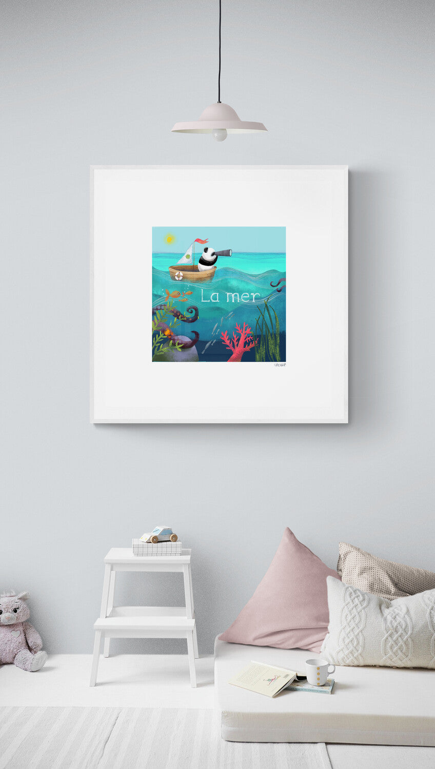 Where's the beach? Art Print