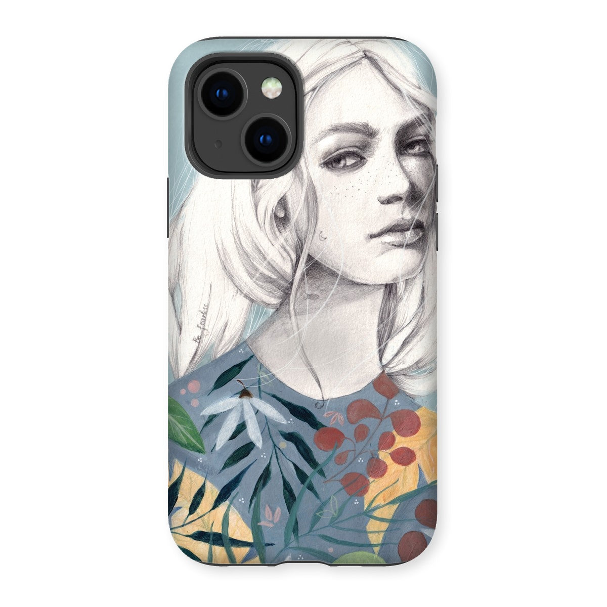 Mystery Girl Tough Phone Case Valya Papadopoulou Illustrator