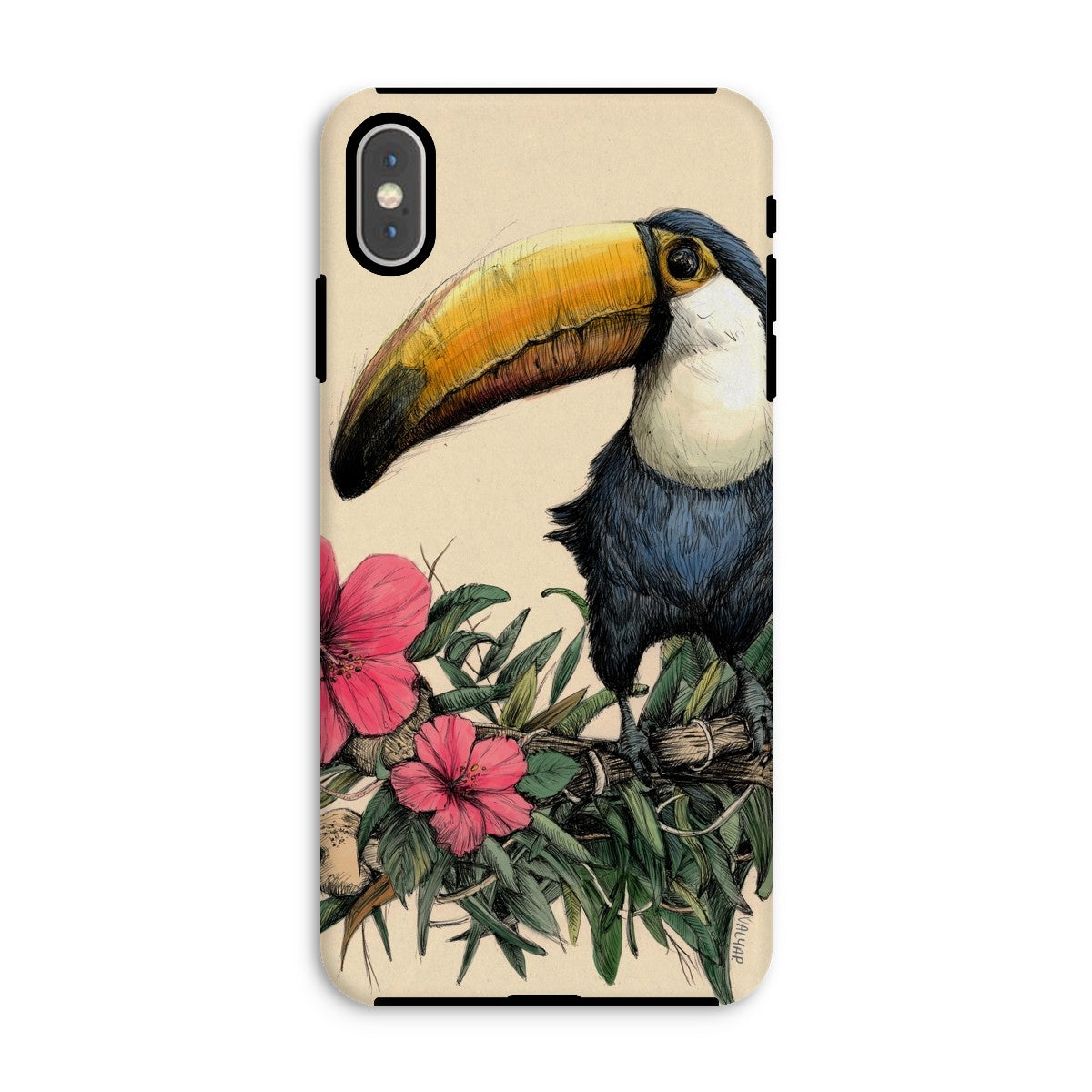 Toucan print Tough Phone Case