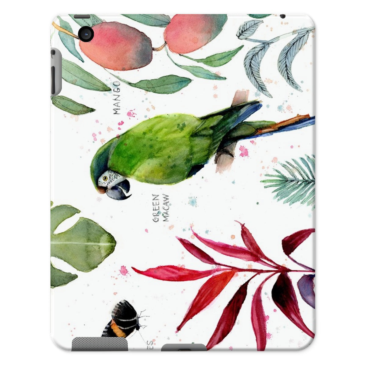 Green Macaw iPad Case