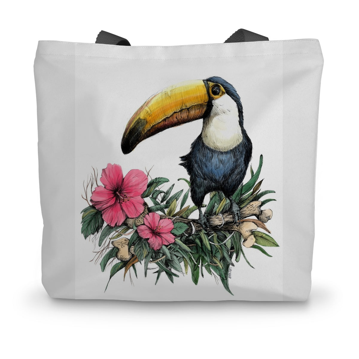 Toucan Canvas Tote Bag