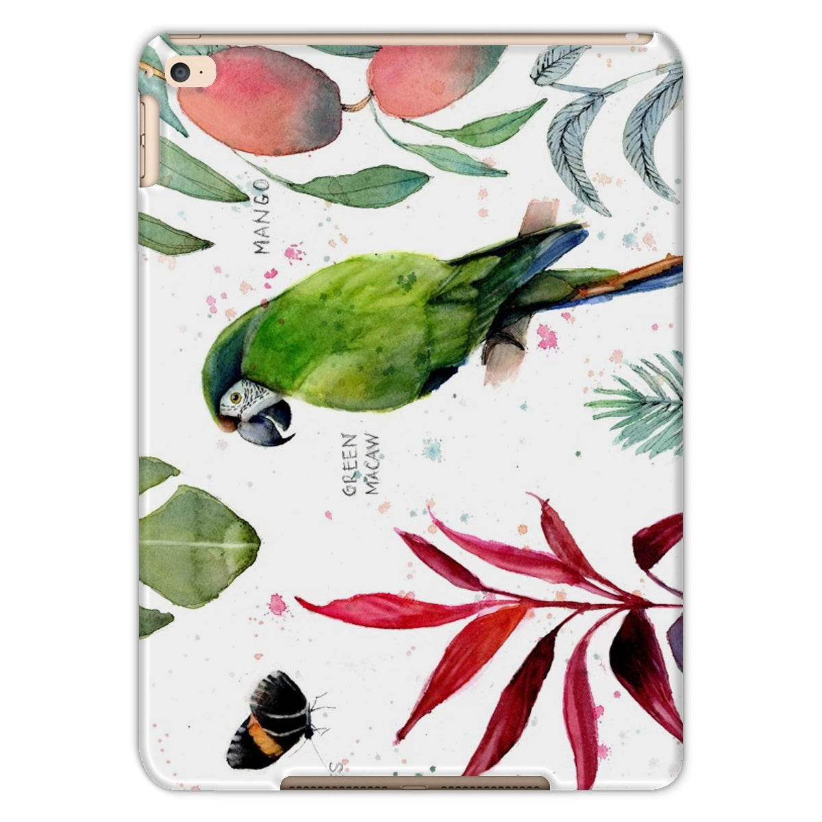 Green Macaw iPad Case