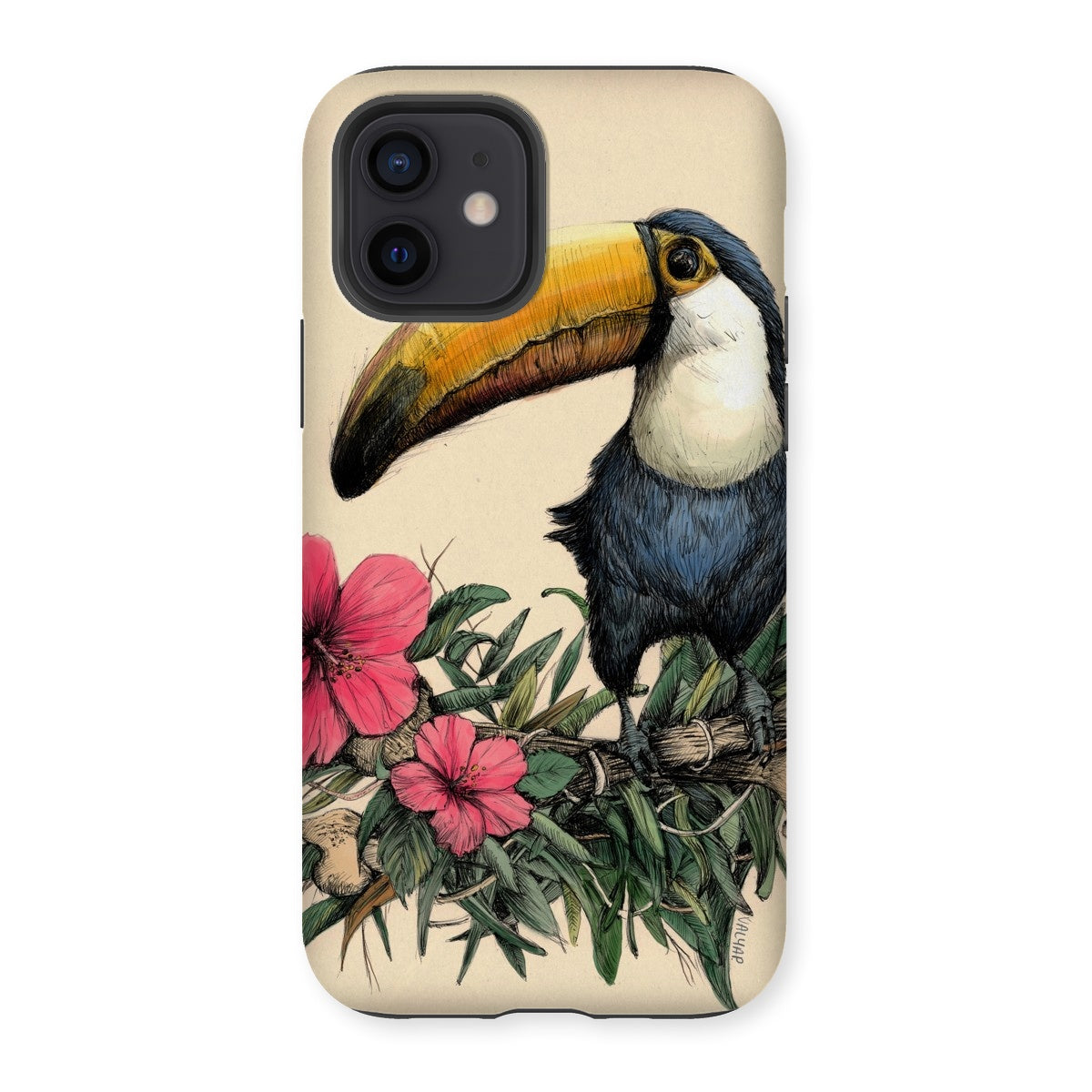 Toucan print Tough Phone Case