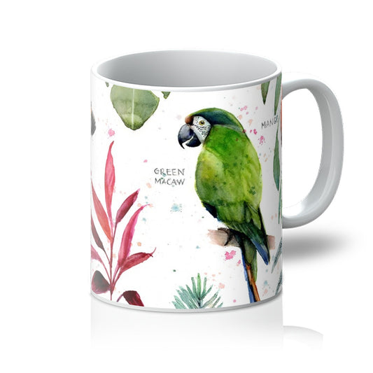 Green Macaw Mug