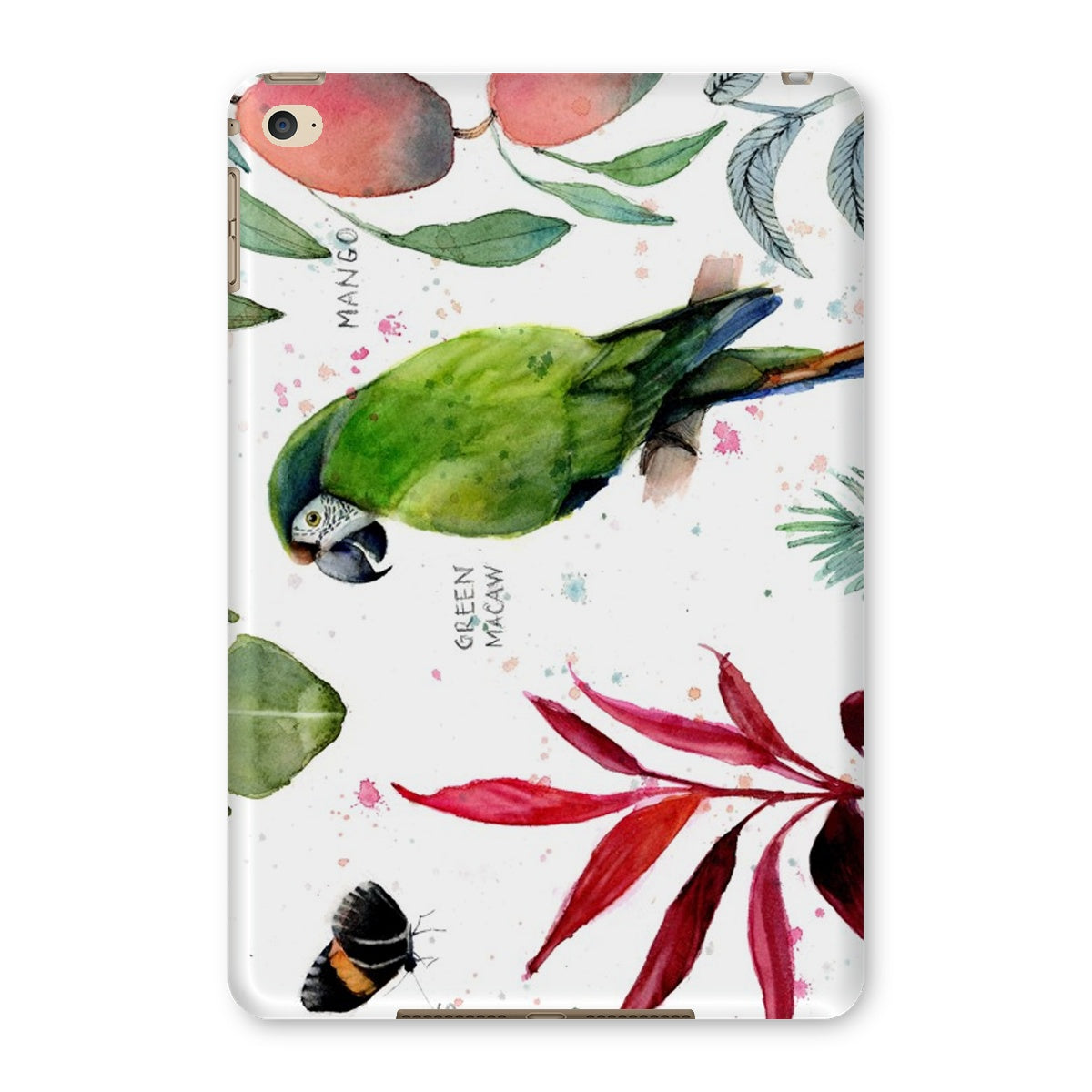 Green Macaw iPad Case