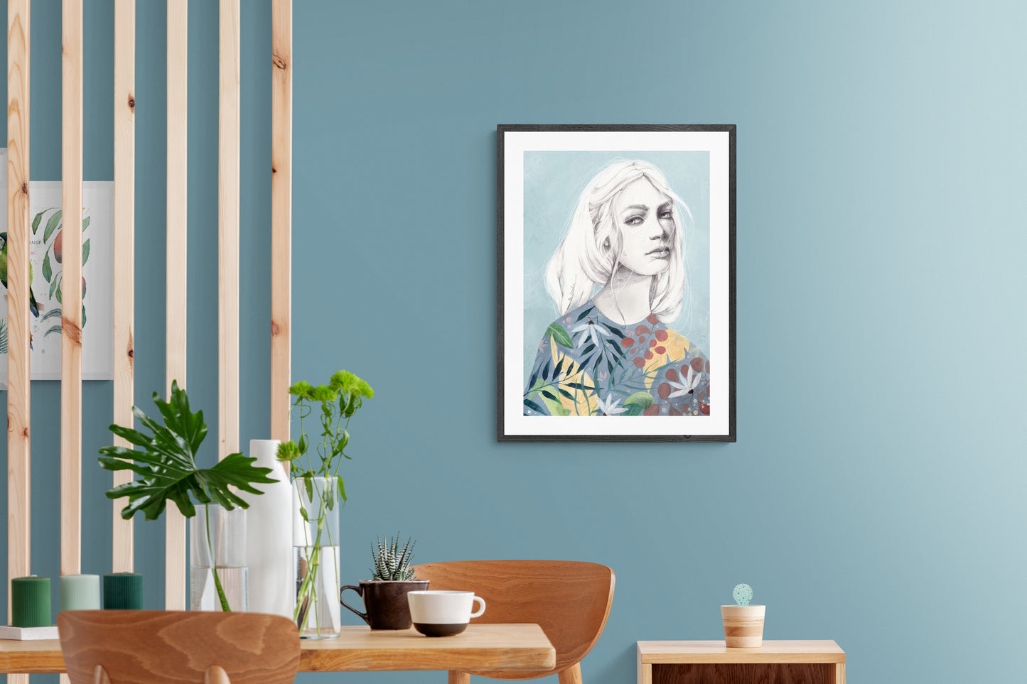 Mystery Girl Art Print