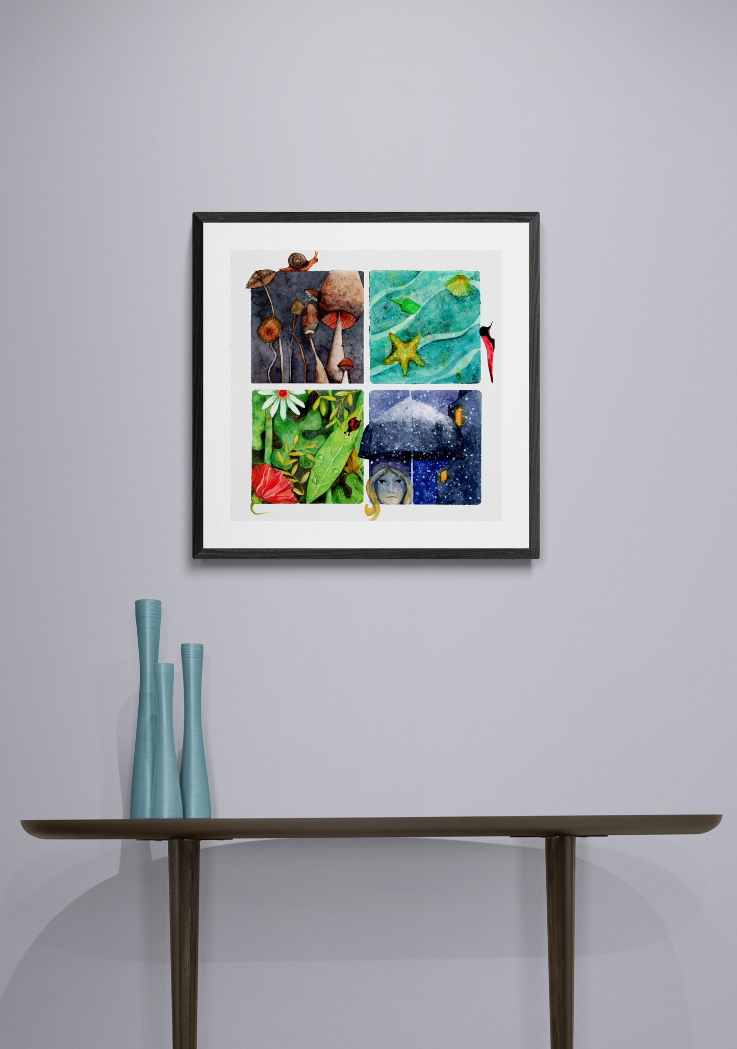 Four Seasons Art Print