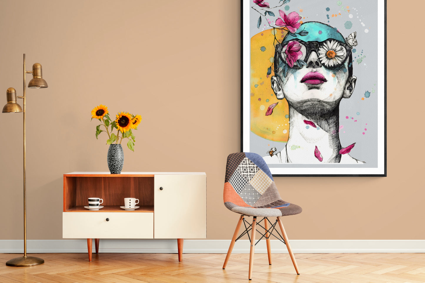 Flower Girl Art Print