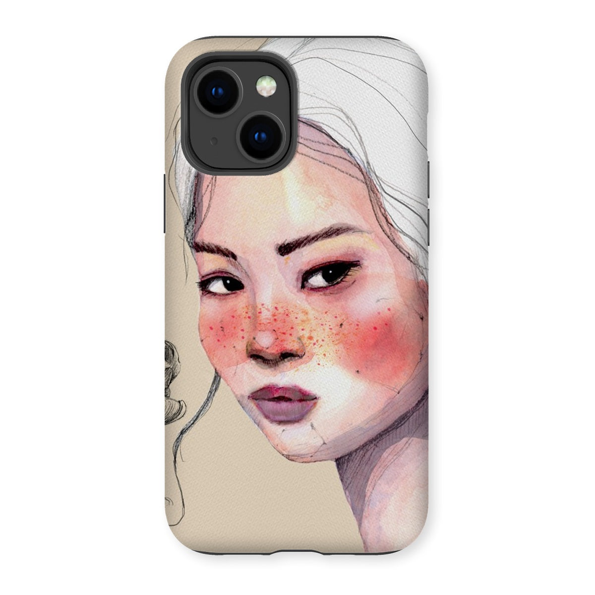 In the Mood for Love Phone Case Valya Papadopoulou Illustrator