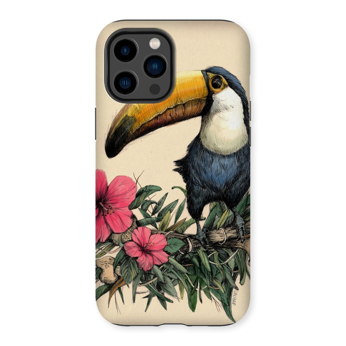 Toucan print Tough Phone Case