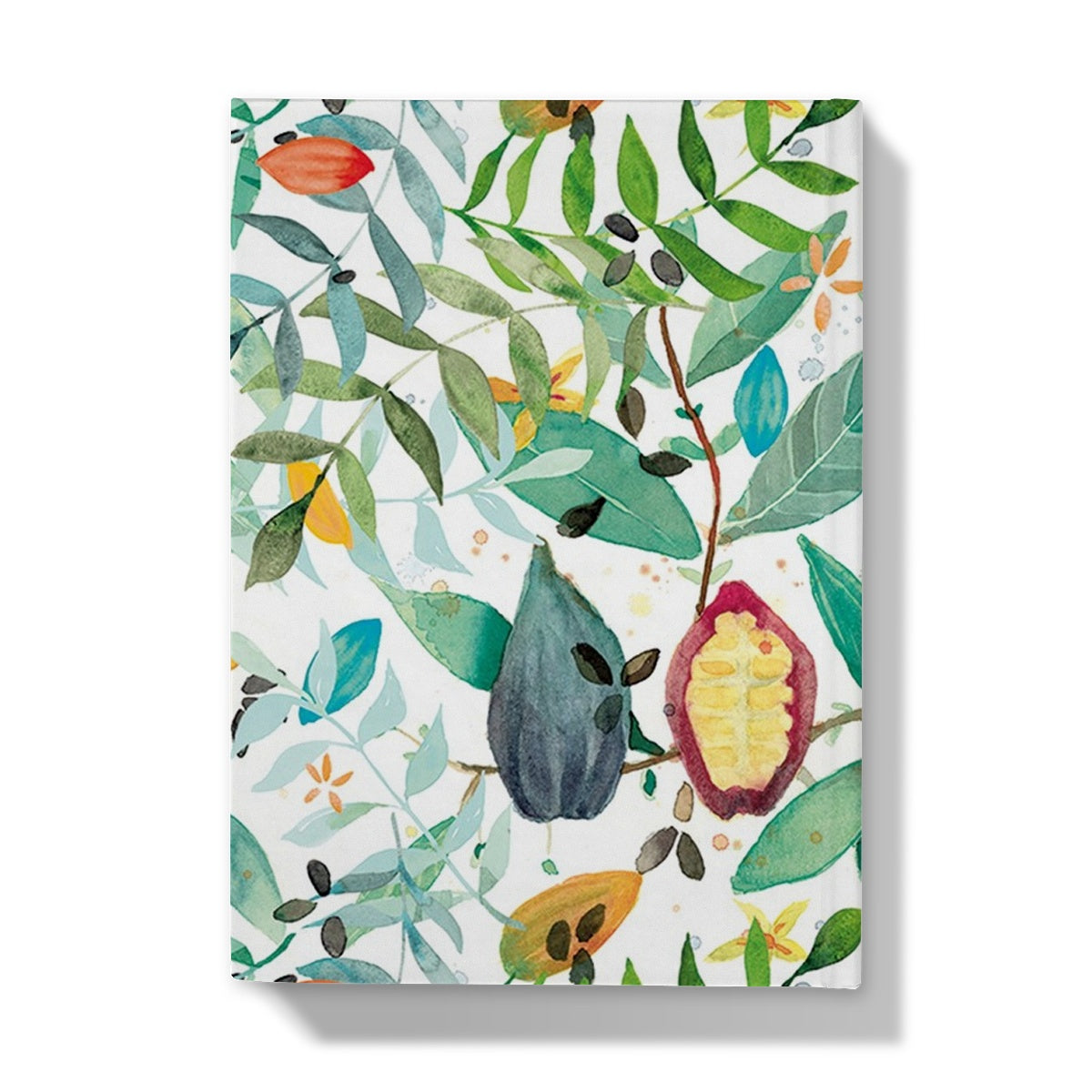 Cocoa beans Hardback Journal